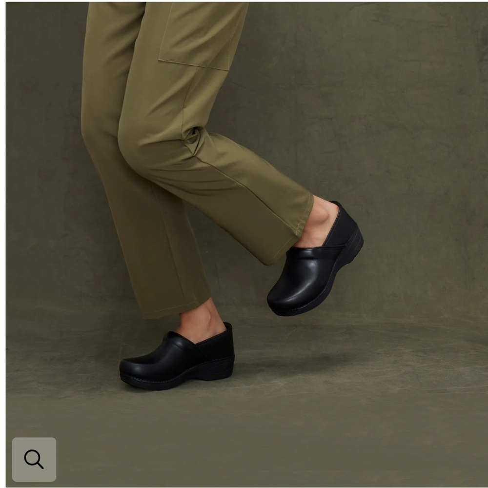 Dansko Black Slip-On Clogs